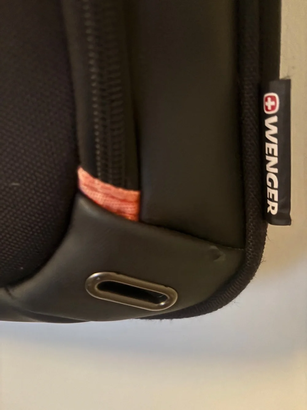 Wenger Black Laptop Shoulder Bag with Top Handles